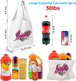 CGBE Canvas Tote Bag, Reusable Grocery Bags With Inner Pocket, Large Capacity Shopping Tote Bag For Women Machine Washable - Image 5